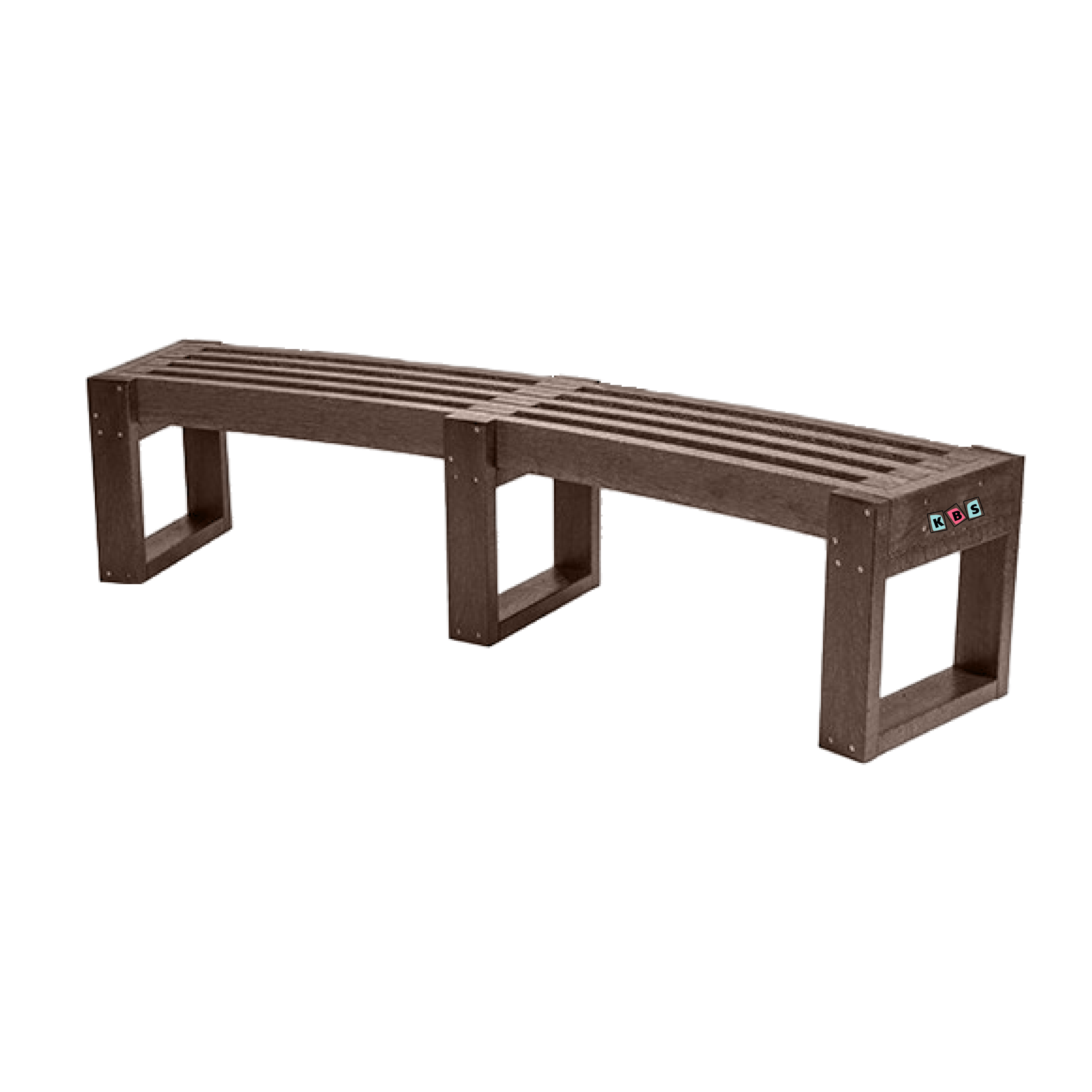 Edge Bench 1.8 Curved Brown Brown-01