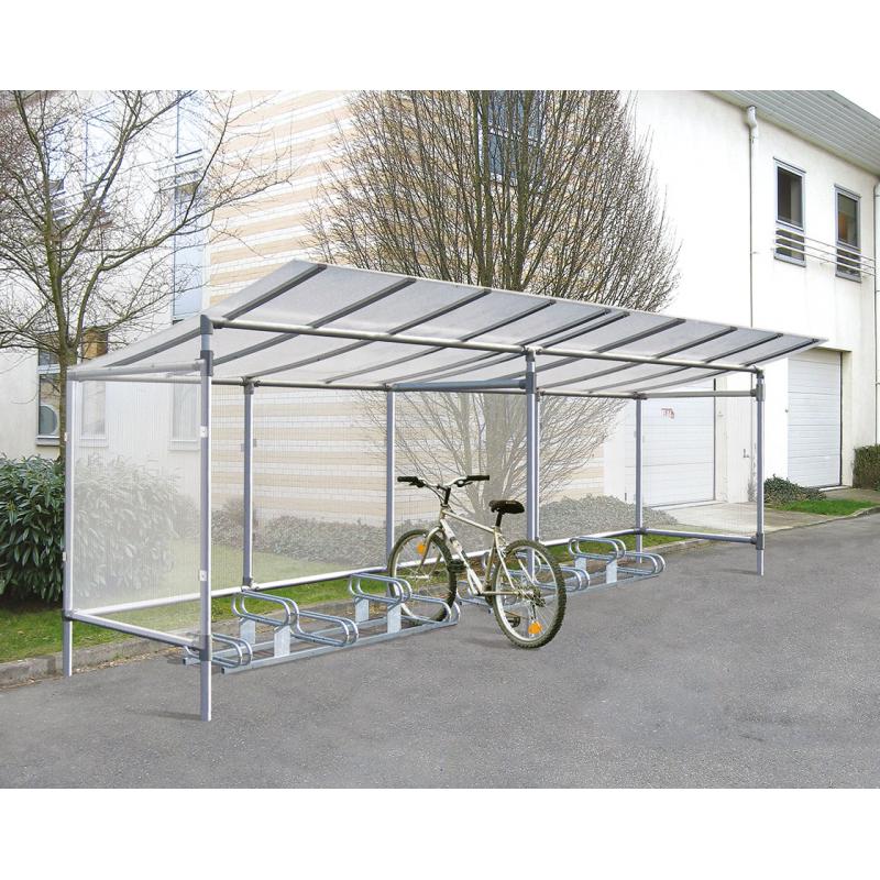 Econ bike shelter with extension