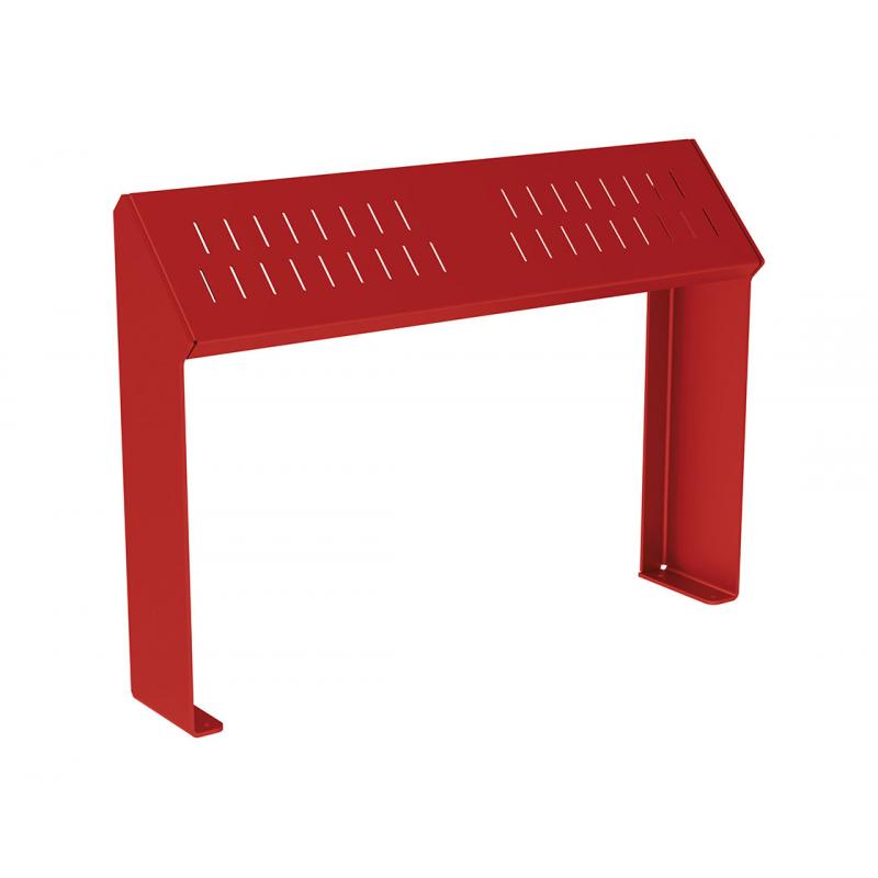 KUBE. steel perch seat red3004