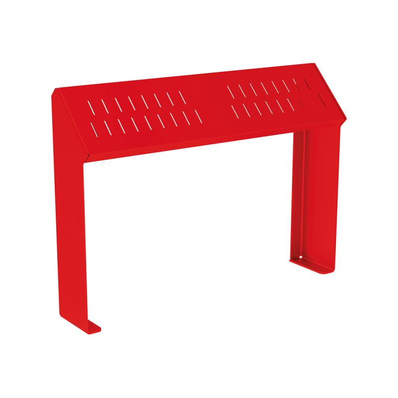 KUBE. steel perch seat red3020