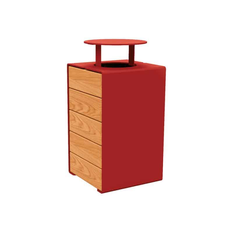 Kube bin lid L-O Red 3004