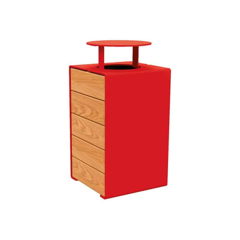 Kube bin lid L-O Red 3020