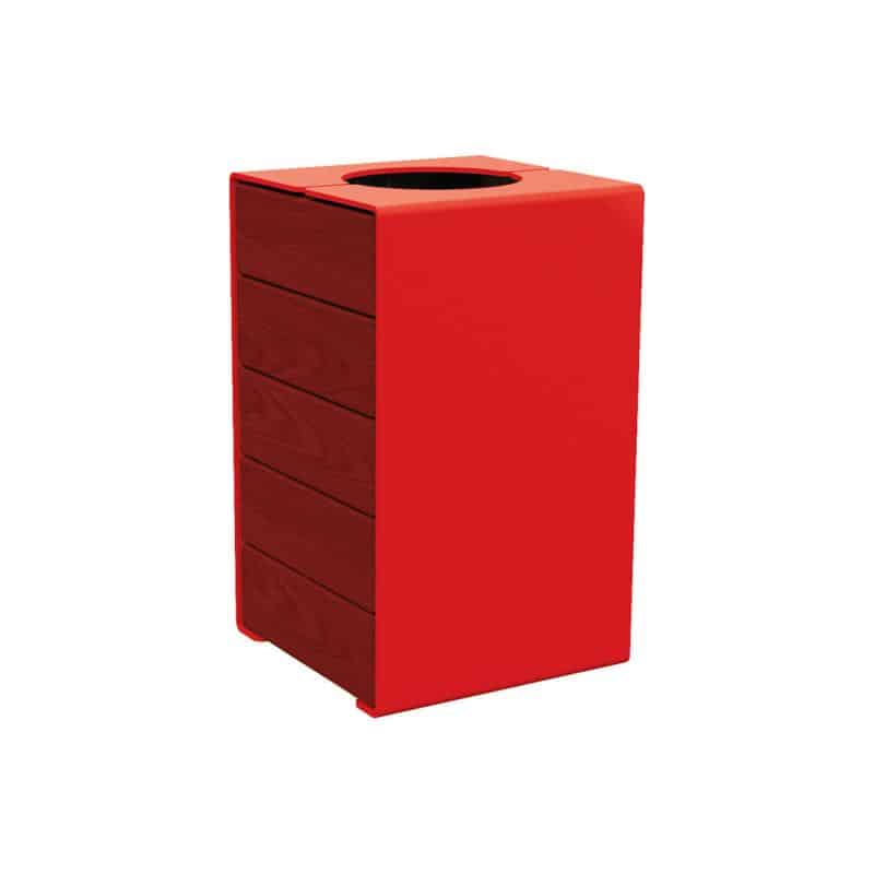 Kube bin no lid Mah Red 3020