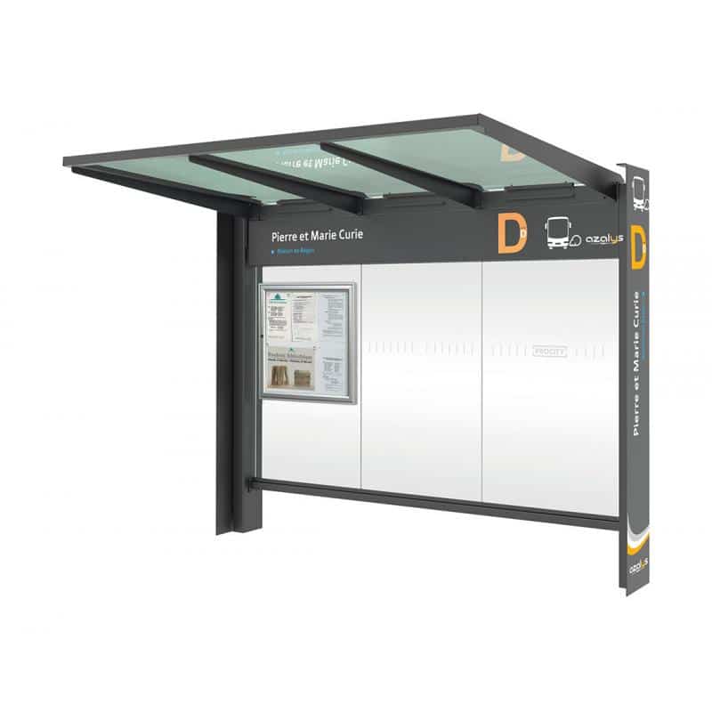 Kube bus shelter anthracite