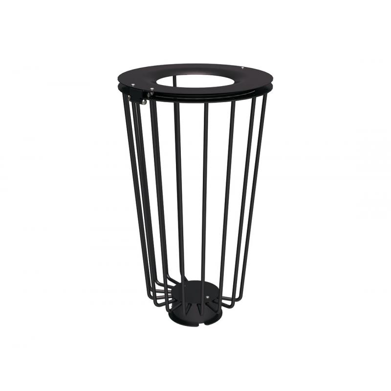 Lofoten light-weight bin – 100 litres Black