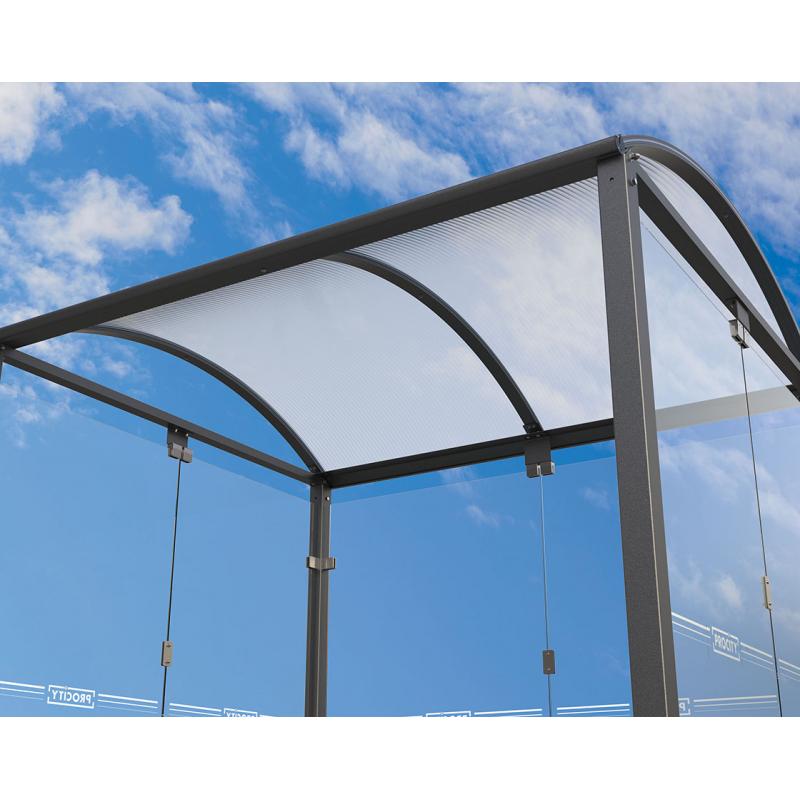 M Barrel Roof basic shelter glass panels roof