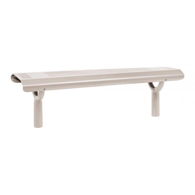 Oslo steel benches grey7044