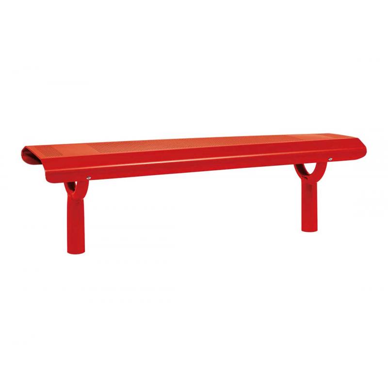 Oslo steel benches red3020