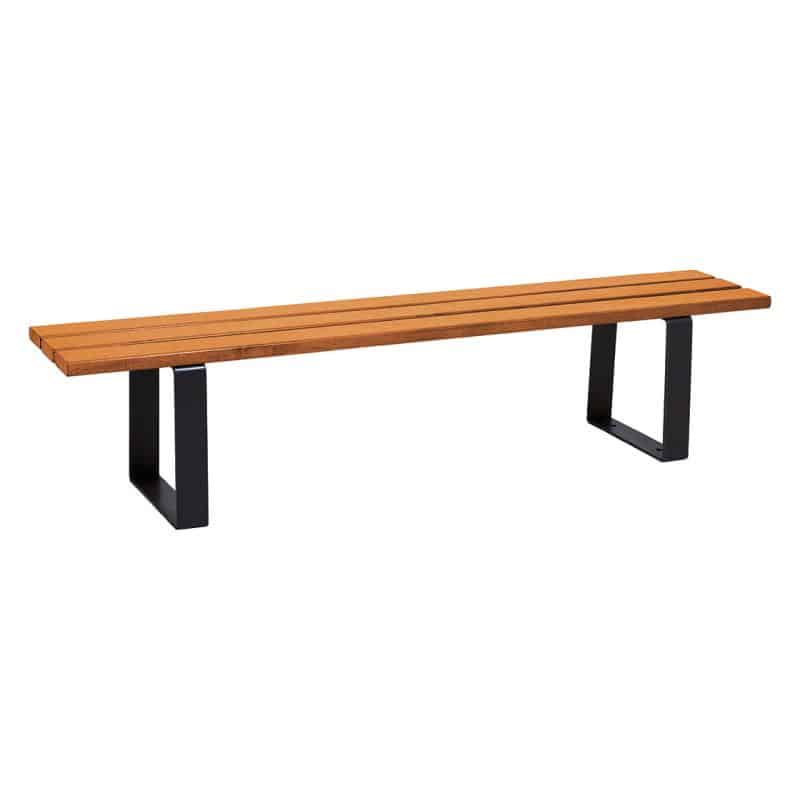 Riga bench L-O Black