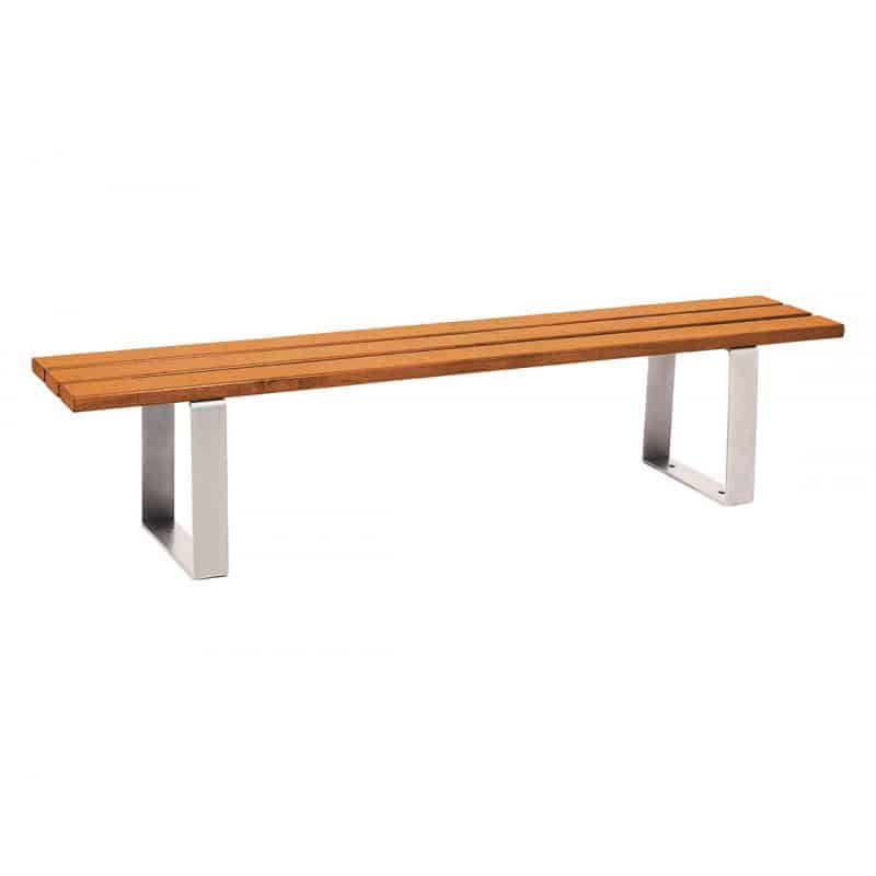 Riga bench L-O Grey 7044