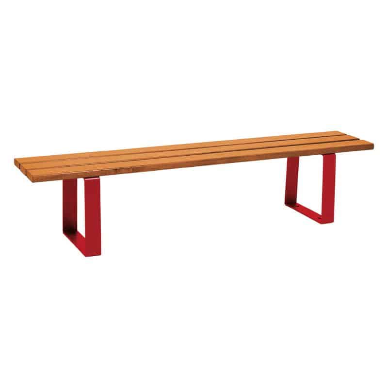 Riga bench L-O Red 3004