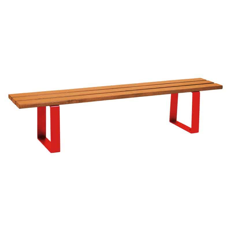 Riga bench L-O Red 3020