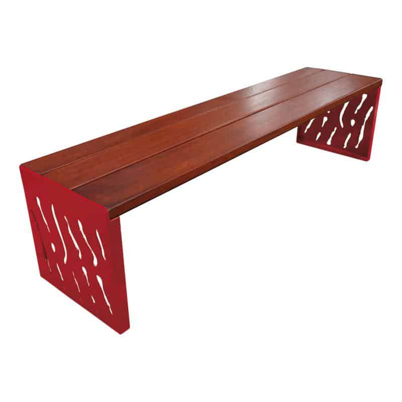 Venice W-S MAH Bench Red 3004