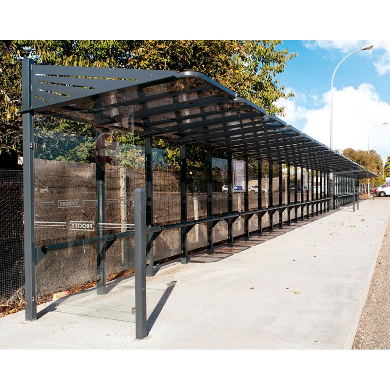 con bus shelter with extensions