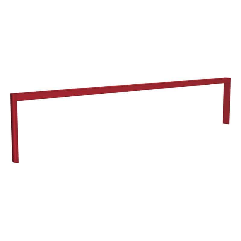 motorcycle rail dark red