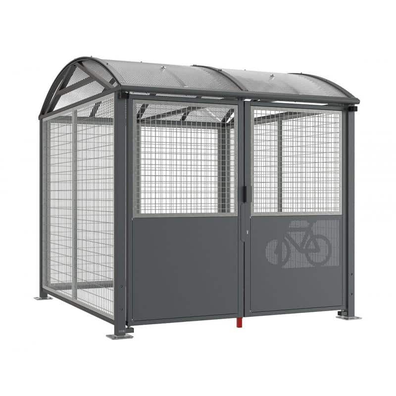 secure l Barrel shelter anthracite with galv