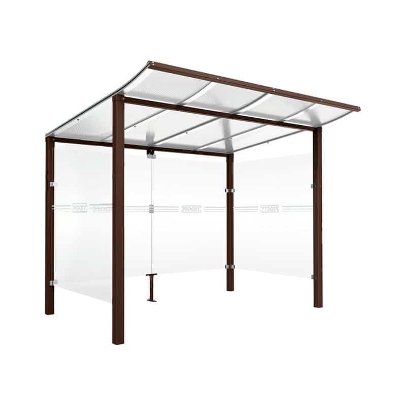 moduloo bike shelter_brown