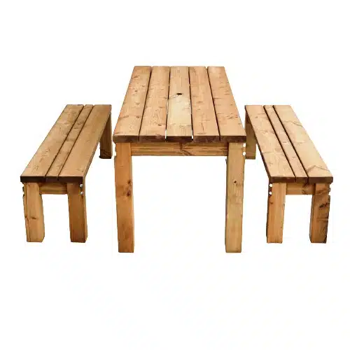 Samson, 1.8m (6 Seater), Wooden Table and 2x Bench Set - KBS Depot